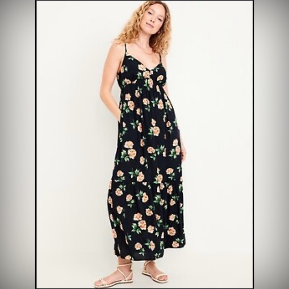 Old Navy Tiered Maxi Swing Dress